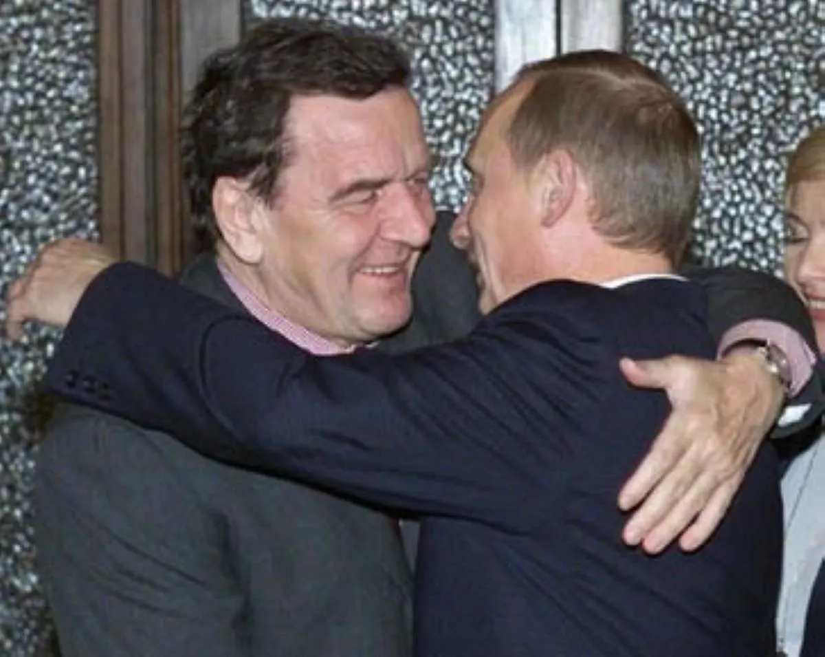 Schröder and Putin November 2001 - FAZ